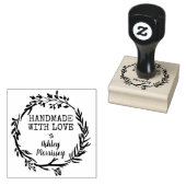 Rustic Greenery Wreath Handmade Creëer Your Ewn Rubberstempel (Gestempeld)