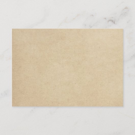 Rustic Grenen Houten Kraft Huwelijksdetails Ontvan Informatiekaartje (Achterkant)