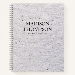 Rustic Grey Antiek  papier textuur Notitieboek