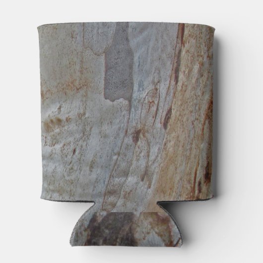 Rustic Grey Brown Tree Bark Foto buitenshuis Natuu Blikjeskoeler (Achterkant)