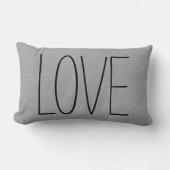 Rustic Grey Love Kussen (Voorkant)