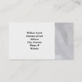 Rustic Grey Minimalist Professional Afsprakenkaartje (Achterkant)