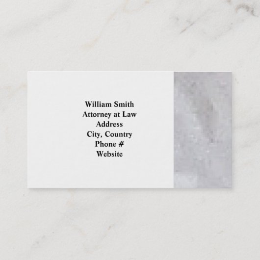 Rustic Grey Minimalist Professional Afsprakenkaartje (Achterkant)