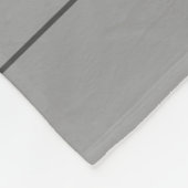 Rustic Grey Monogram Pas getrouwd & Wedding Gift C Fleece Deken (Hoek)