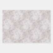 Rustic Grey Pset en Three Matching Pattern Inpakpapier Vel (Voorkant 3)