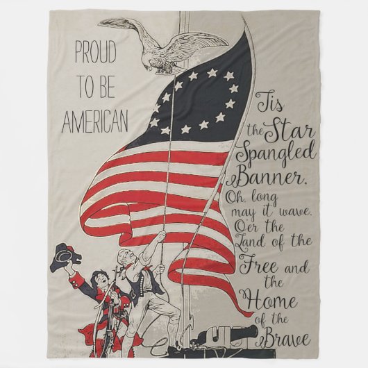 Rustic Grey  Vlag Verenigde Staten van Amerika Fleece Deken (Voorkant)