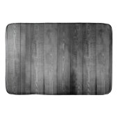 Rustic Grey Wood Planks Badmat (Voorkant)