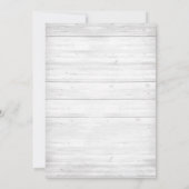 Rustic Grey Yellow Mason Jar Branch Vrijgezellenfe Kaart (Achterkant)