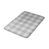 Rustic grijs blauw geruit vierkant geblokt badmat (Gekanteld)