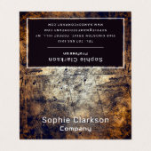 Rustic Grime Double Loyalty Visitekaartje (Buitenkant ongevouwen)