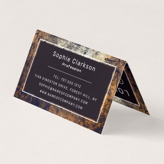 Rustic Grime Double Loyalty Visitekaartje (Achterkant)