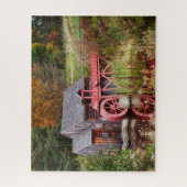 Rustic Grist Mill in Guildhall Vermont Legpuzzel (Verticaal)