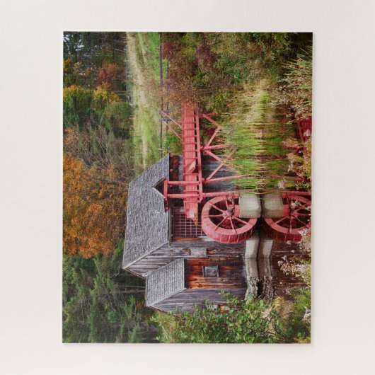 Rustic Grist Mill in Guildhall Vermont Legpuzzel (Verticaal)
