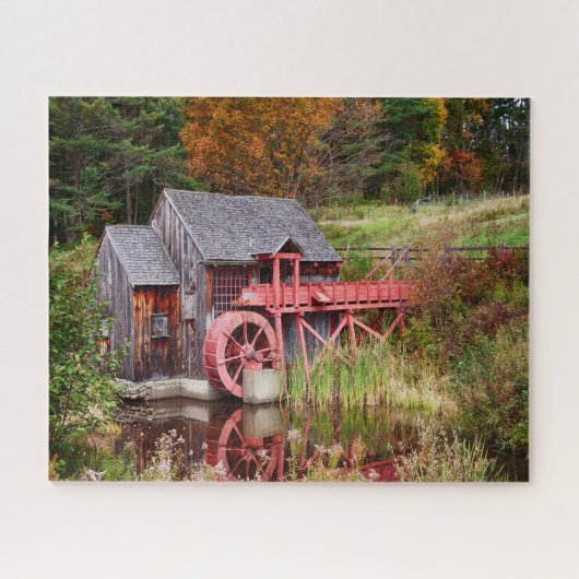 Rustic Grist Mill in Guildhall Vermont Legpuzzel (Horizontaal)