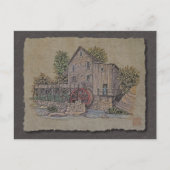 Rustic Gristmill Briefkaart (Voorkant)