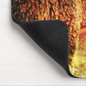Rustic Grizzly Beer Art Muismat (Hoek)