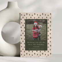 Rustic groene kerstbomen twee foto verticaal