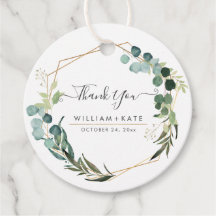 Rustic Groenery Eucalyptus Bedankt