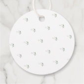 Rustic Groenery Eucalyptus Bedankt Bedankjes Labels (Achterkant)