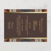 Rustic Grooves Wedding Menu & Table Number (Achterkant)