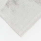 *~* Rustic Grunge Azalea Flowers White Neutral Fleece Deken (Hoek)