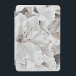 *~* Rustic Grunge Azalea Flowers White Neutral iPad Mini Cover<br><div class="desc">IPAD MINI HOESJE* Energetisch verbeterde Natuur artistieke populaire, moderne, unieke creatieve, unieke digitale Waterverf ArtFloral Rustic Distress Grunge White Soft Subdued Azalea Flowers, die voornamelijk wit zijn met aanraking van zachte grijze schaduwen. Dit ontwerp is Feminine Girly en Chic. *** DIT ONTWERP KAN EENVOUDIG NAAR EEN ANDER ZAZELPRODUCT WORDEN OVERGEBRACHT...</div>