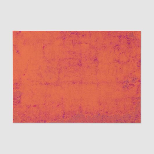  Rustic Grunge Bright Oranje achtergrond Tissuepapier (Voorkant)