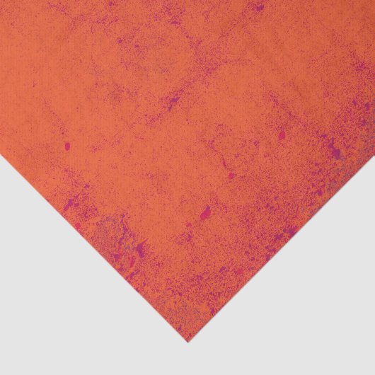  Rustic Grunge Bright Oranje achtergrond Tissuepapier (Detail)