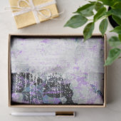 ** Rustic Grunge Rhododendron Bloemen Wit Roze Tissuepapier (Geschenk)