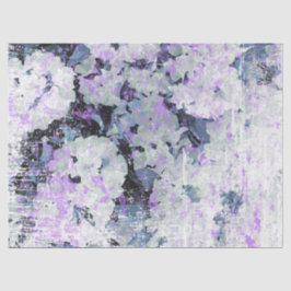 ** Rustic Grunge Rhododendron Bloemen Wit Roze Tissuepapier