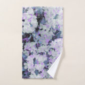 *~* Rustic Grunge Rhododendron Flowers White Blush Bad Handdoek (Handdoek)