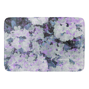 *~* Rustic Grunge Rhododendron Flowers White Blush Badmat