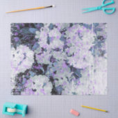 *~* Rustic Grunge Rhododendron Flowers White Blush Tissuepapier (Craft)