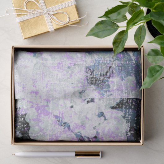 *~* Rustic Grunge Rhododendron Flowers White Blush Tissuepapier (Geschenk)