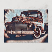 Rustic Grunge Truck - Een  schoonheid Briefkaart (Voorkant)