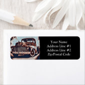 Rustic Grunge Truck - Een  schoonheid Etiket (Insitu)