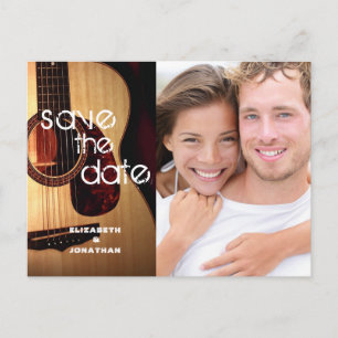 Rustic Guitar Music Theme Country Modern ZZ Aankondigingskaart