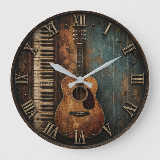 Rustic Guitar & Piano Music Grote Klok (Voorkant)