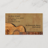 Rustic Guitar Visitekaartje (Voorkant)