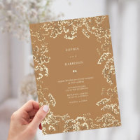 Rustic Gypsophila Goldenrod Fall Wedding