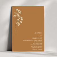 Rustic Gypsophila Goldenrod Fall Wedding