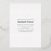 Rustic Halloween Gothic Witchwood Fantasy Folie Uitnodiging (Achterkant)