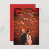 Rustic Hand Lettering Foto Afstuderen Hartelijk da Informatiekaartje (Voorkant / Achterkant)