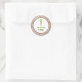 Rustic Handgemaakt met Liefde | Worteltaart Label (Tas)