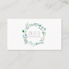 Rustic Handmade Greenery Visitekaartje