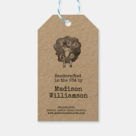 Rustic Handmade in Verenigde Staten | Schapenafdru Cadeaulabel