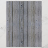 Rustic Handyman Grey Wood  Bouw Flyer (Achterkant)