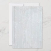 Rustic Hanging Mason Jar Wedding Kaart (Achterkant)