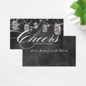 Rustic Hanging Mason Jars Tickets - Pak van 100 Visitekaartjes (Bureau)