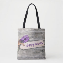 Rustic Happy Norooz Hyacinth - Canvas tas
